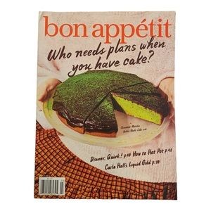 Bon Appetit Magazine March 2022 Who Needs Plans When You Have Cake